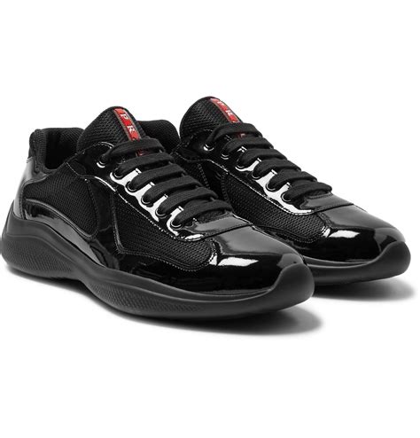 prada shoes america's cup black|Prada men shoes american cup.